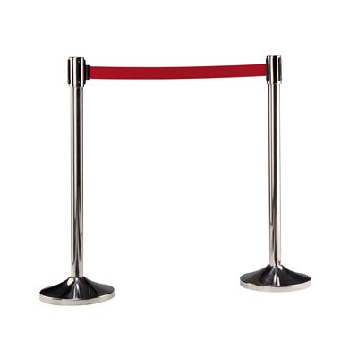 Tensator - Personenleisystem mit rotem Band mieten.