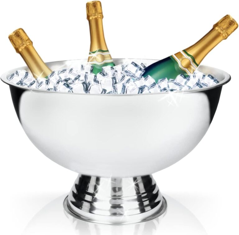 Champagnerbowl - Edelstahl / Sektkühler  Ø 40cm