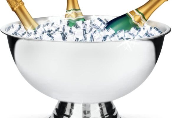 Champagnerbowl - Edelstahl / Sektkühler  Ø 40cm