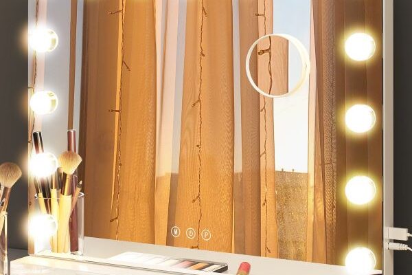 Schminkspiegel mit LED Beleuchtung in NRW mieten.