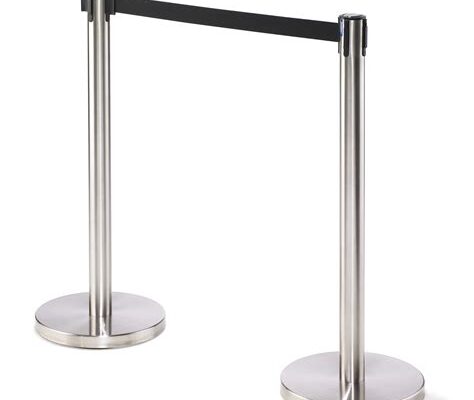 Personenleitsystem - Tensator mit schwarzem Band mieten