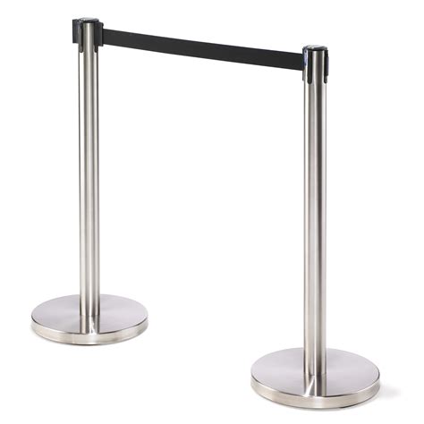 Personenleitsystem - Tensator mit schwarzem Band mieten