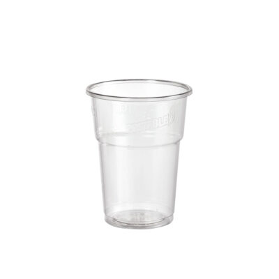 Becher 25 cl Transparent, PLA-Biokunststoff