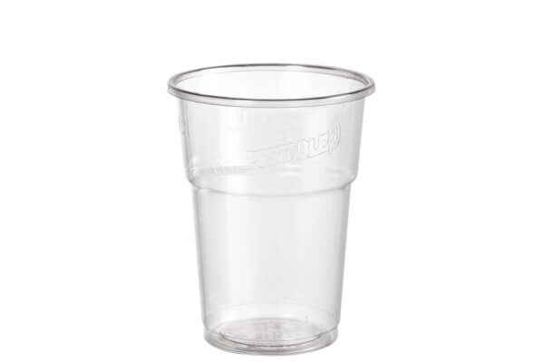 Becher 25 cl Transparent, PLA-Biokunststoff
