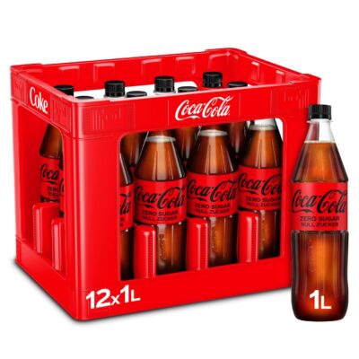 Coca-Cola Zero 12 × 1 Liter Kasten