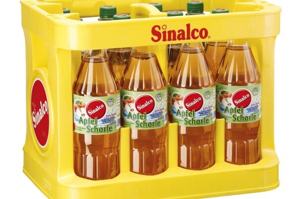 Sinaclo Apfelschorle 12 × 1 Liter Kasten