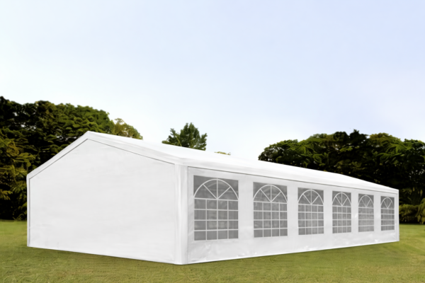 Pavillon weiß 6 × 12 m