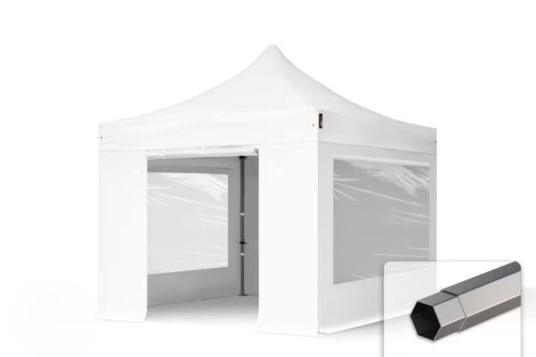 Seitenwand mit Panoramafenster für Faltpavillon 3x3m in NRW mieten