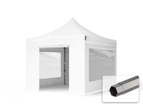 Seitenwand mit Panoramafenster für Faltpavillon 3x3m in NRW mieten