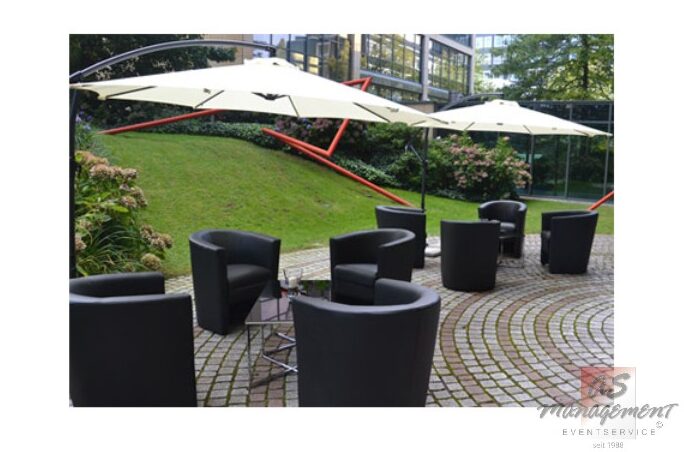 Loungesessel als Loungebereich für Messen, Firmenevents und Tagungen.